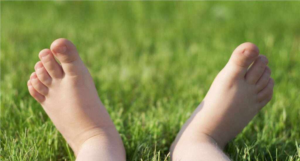 Photo of a baby feet